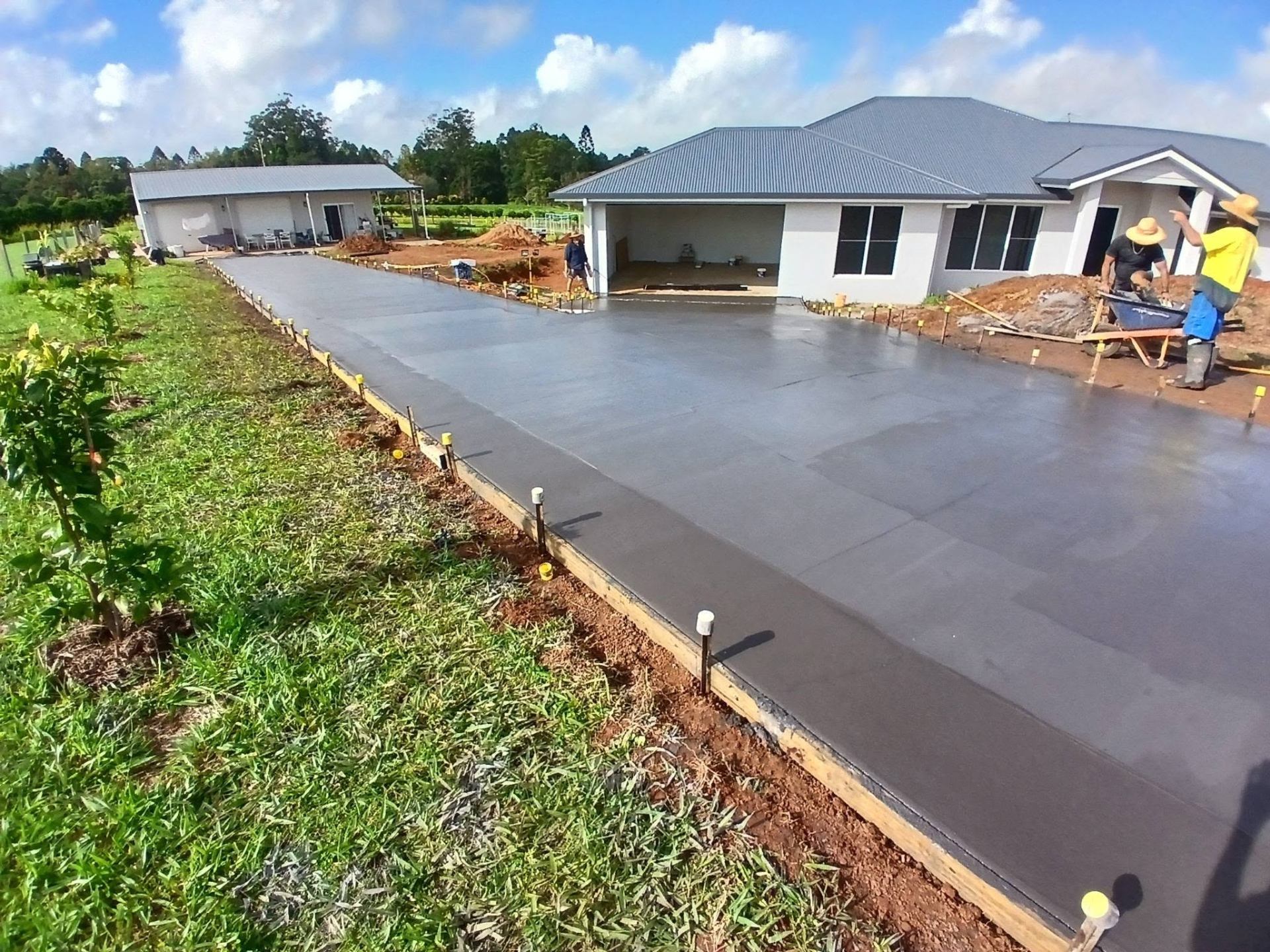 Concrete driveways