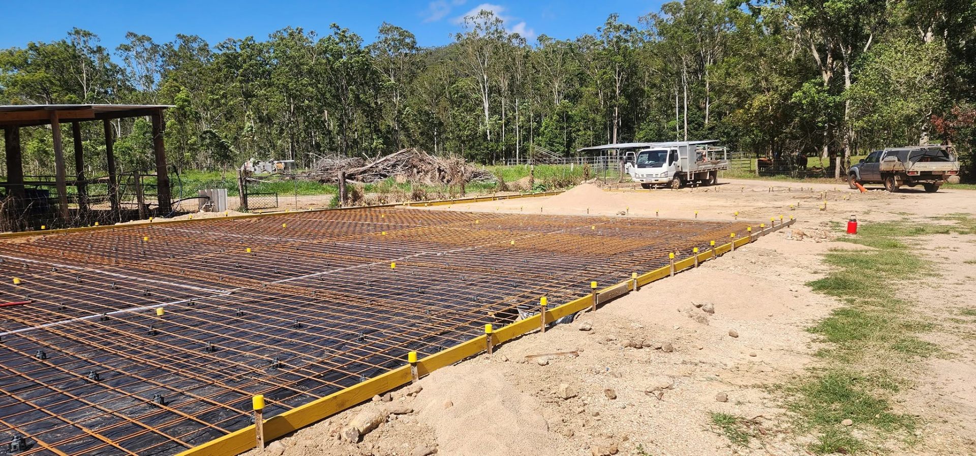 Large shed slab prep, Atherton Tablelands  -  Crest Concreting