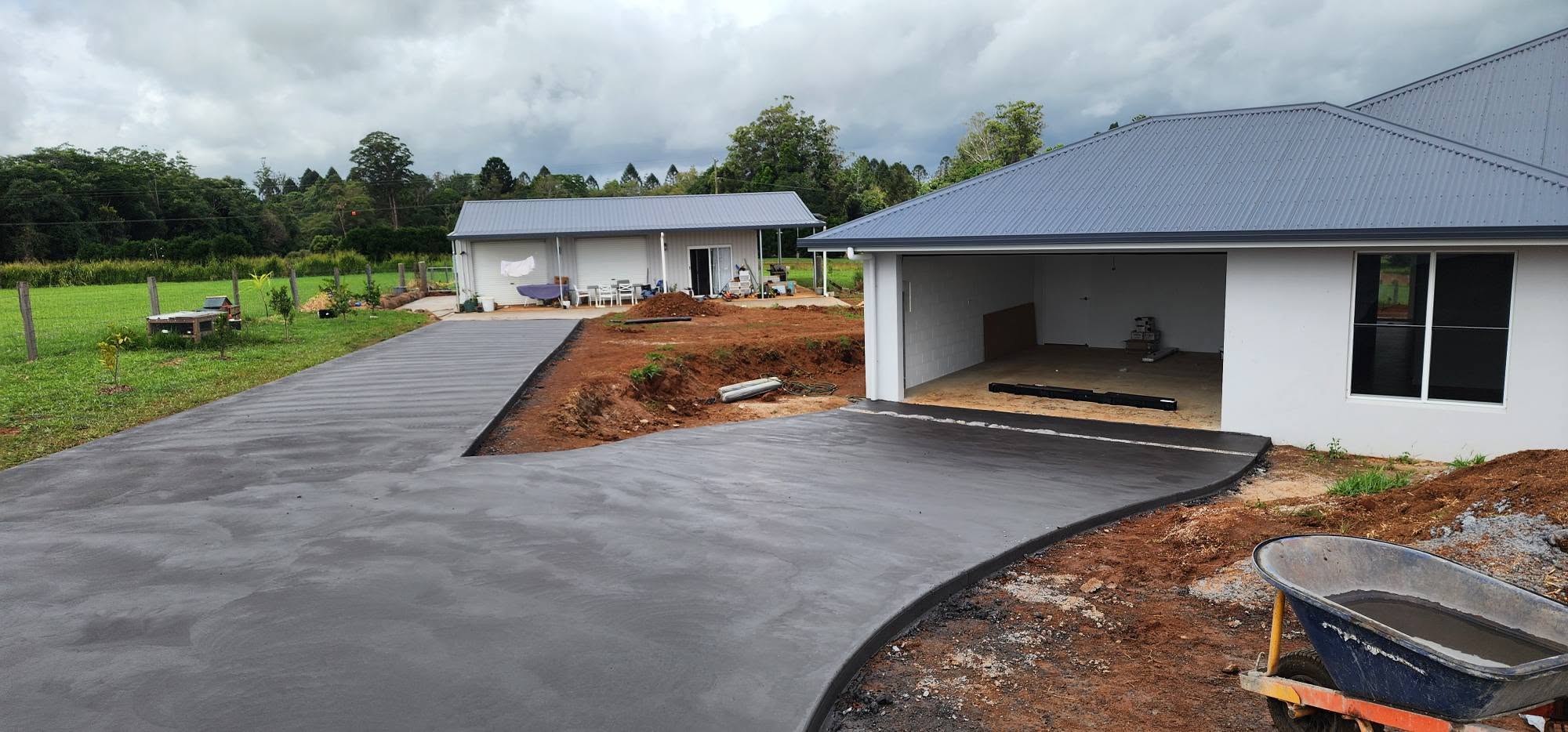 Recent concreting work in the Atherton Tablelands  -  example 2