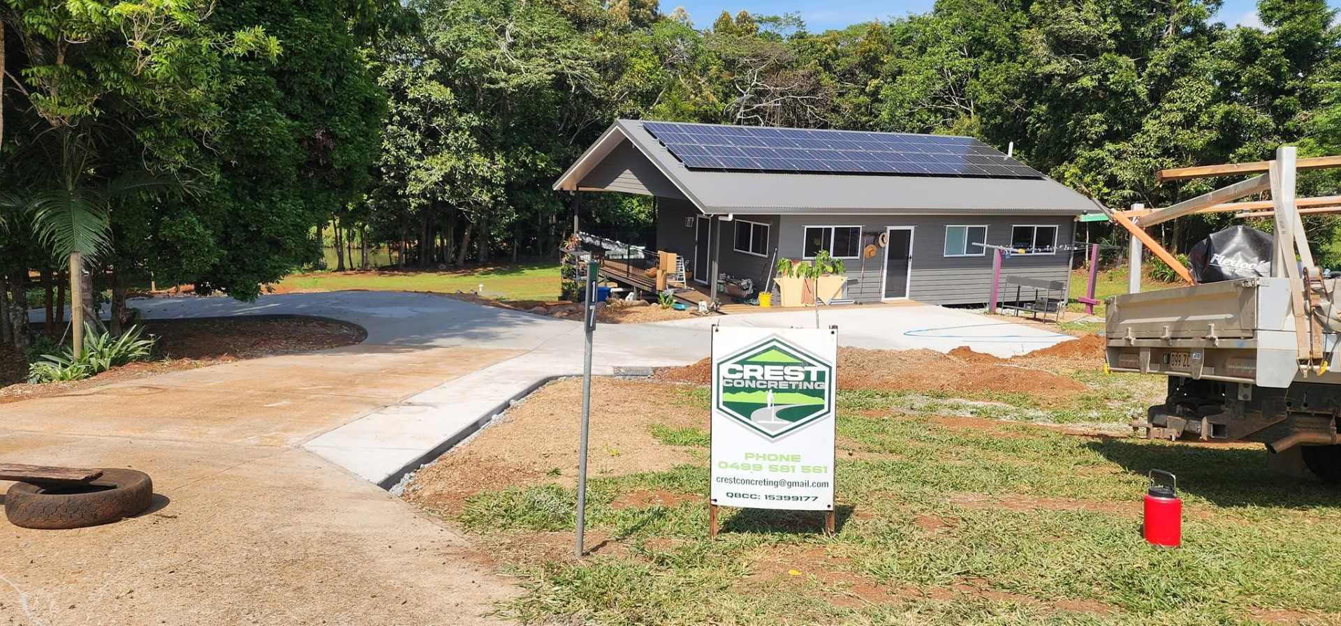 Shane Tusel, owner of Crest Concreting